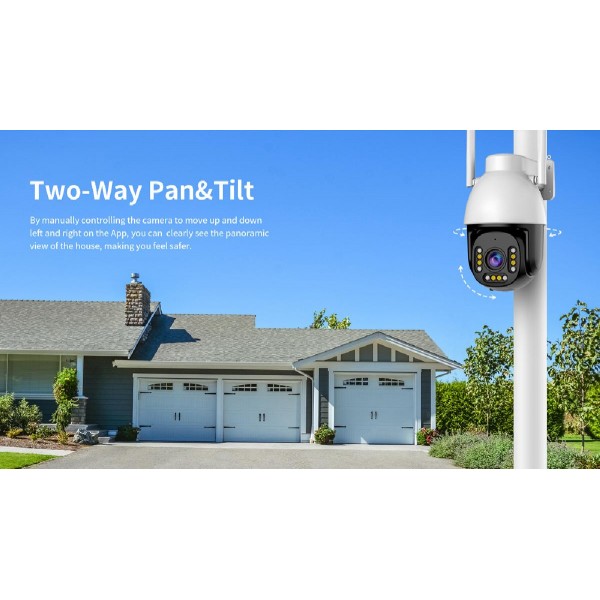 VSTARCAM smart κάμερα CS611Q-UV, 4MP, Wi-Fi, PTZ, SD