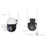 VSTARCAM smart IP κάμερα CS661, IP65, 3MP, WiFi, PTZ