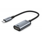 CABLETIME αντάπτορας USB-C σε HDMI CT-CMHF4K30-AG, 4K/30Hz, γκρι