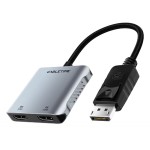 CABLETIME αντάπτορας DisplayPort σε 2x HDMI CT-DM2H8K-AG, 8K, γκρι