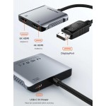 CABLETIME αντάπτορας DisplayPort σε 2x HDMI CT-DM2H8K-AG, 8K, γκρι