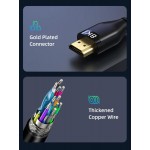 CABLETIME καλώδιο HDMI 2.1 CT-HM8K με Ethernet, 8K/60Hz, 48 Gbps, 3m, μαύρο