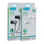 CELEBRAT earphones με μικρόφωνο D10, 3.5mm, 1.2m, λευκά