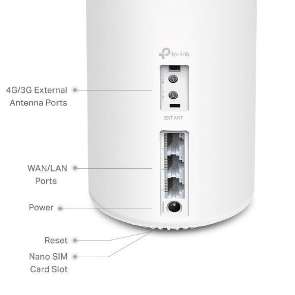 TP-LINK Whole Home Mesh WiFi 6 Deco X20-4G, 4G+ AX1800, Ver. 1.0