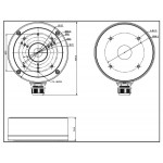 HIKVISION βάση κάμερας DS-1280ZJ-S, μεταλλική, λευκή