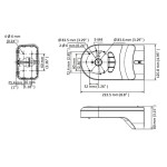 HIKVISION βάση κάμερας DS-1294ZJ-PT, μεταλλική/πλαστική, λευκή