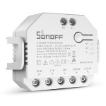 SONOFF smart διακόπτης DUALR3, 2-Gang, WiFi, 15A, λευκός