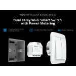 SONOFF smart διακόπτης DUALR3, 2-Gang, WiFi, 15A, λευκός