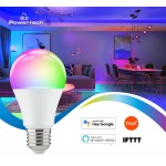 POWERTECH Smart λάμπα LED E27-014, Bluetooth, 10W, E27, RGB 2700-6500K