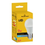 POWERTECH LED λάμπα E27-020, 9W, 4000K, E27, 820lm