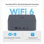 BEELINK mini PC EQi12, Intel i3-1220P, 24GB, 500GB M.2, Windows 11 Pro