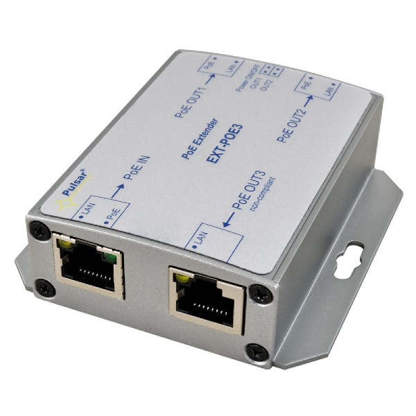 PULSAR extender EXT-POE3H με κυτίο, PoE, IP56