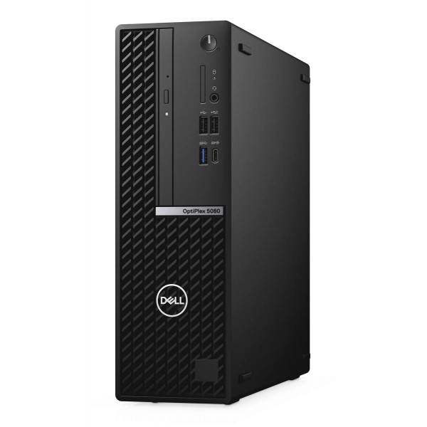 DELL PC OptiPlex 5080 SFF, Factory Refurbished Grade A, i5-10500, 8GB, 256GB SSD, DVD-RW, Windows 10 Pro