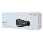 FOSCAM smart IP κάμερα V5P, 5MP 3K, 6x zoom, WiFi, IP66, Onvif, μαύρη