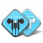 CELEBRAT earphones με μικρόφωνο G16, Type-C, 1.2m, μαύρα