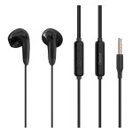 CELEBRAT earphones με μικρόφωνο G27, 3.5mm, 1.2m, μαύρα