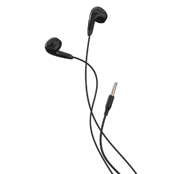 CELEBRAT earphones με μικρόφωνο G27, 3.5mm, 1.2m, μαύρα