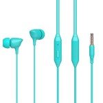 CELEBRAT earphones με μικρόφωνο G7, 3.5mm, 1.2m, μπλε