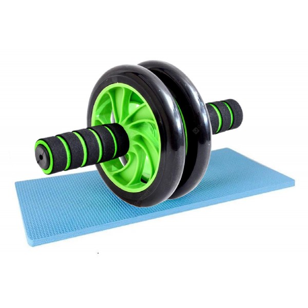 Ρόδα κυλιακών AB Wheel GYM-0001, μαύρο-πράσινο