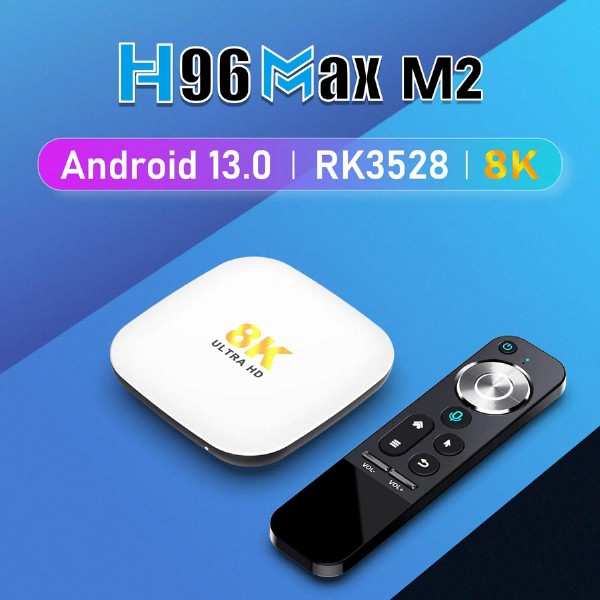 H96 TV Box Μ2, 8K, RK3528, 4/64GB, WiFi, Bluetooth, Android 13