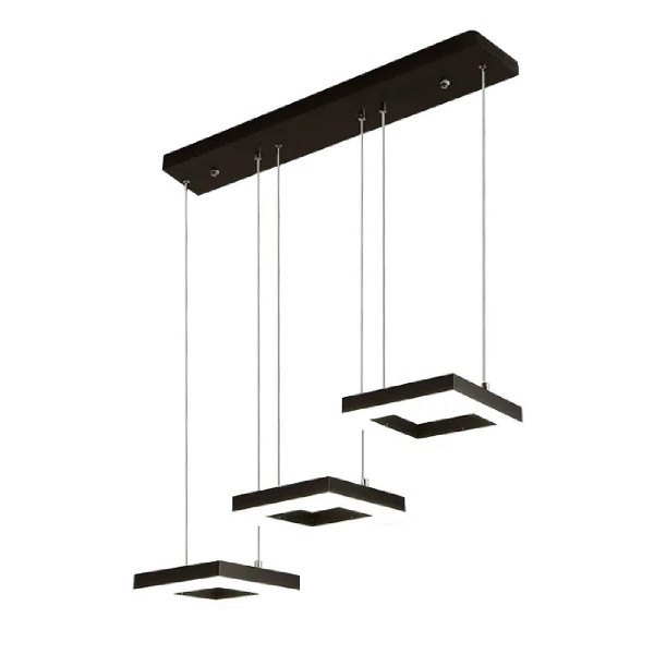 POWERTECH LED φωτιστικό οροφής HLL-0103, 35W, 70x120cm, μαύρο