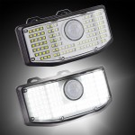 POWERTECH LED ηλιακός προβολέας HLL-0128 αισθητήρας κίνησης, 2W, 1200mAh