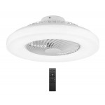 POWERTECH smart ανεμιστήρας οροφής HLL-0172 με LED φως, 25W, Φ55x20cm, λευκός