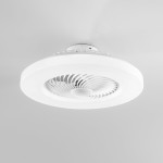 POWERTECH smart ανεμιστήρας οροφής HLL-0172 με LED φως, 25W, Φ55x20cm, λευκός