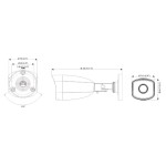 HIKVISION IP κάμερα HiWatch HWI-B121H, POE, 2.8mm, 2MP, IP67