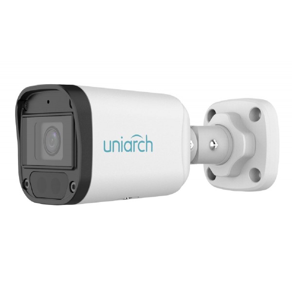 UNIARCH IP κάμερα IPC-B124-APF28K, 2.8mm, 4MP, IP67, PoE, SD, IR 30m