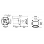 UNIARCH IP κάμερα IPC-B125-APF28, 2.8mm, 5MP, IP67, PoE, IR έως 30m