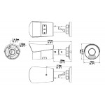 UNIARCH IP κάμερα IPC-B128-APF28KM, 2.8mm, 8MP, PoE, SD, IR 30m