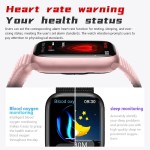 ΙΝΤΙΜΕ smartwatch 9 Pro Max, 2.1", IP67, heart rate, ηχείο & mic, μαύρο