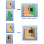 KERONG ηλεκτροπύρος KR-S8064RF, με fingerprint, μαύρος