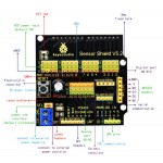 KEYESTUDIO sensor shield V5 KS0004, συμβατό με Arduino