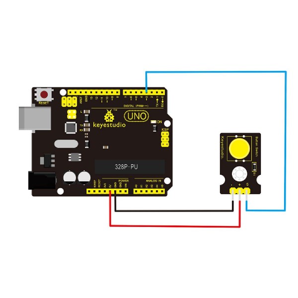 KEYESTUDIO digital push button KS0029, συμβατό με Arduino