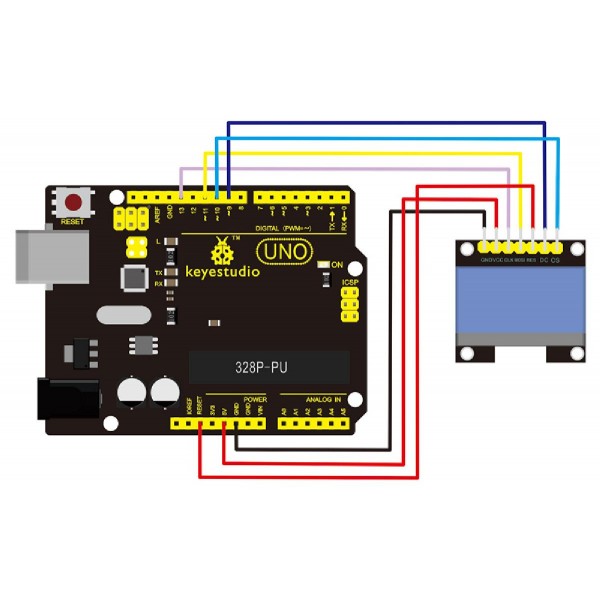 KEYESTUDIO OLED graphic display module KS0056, 1.3