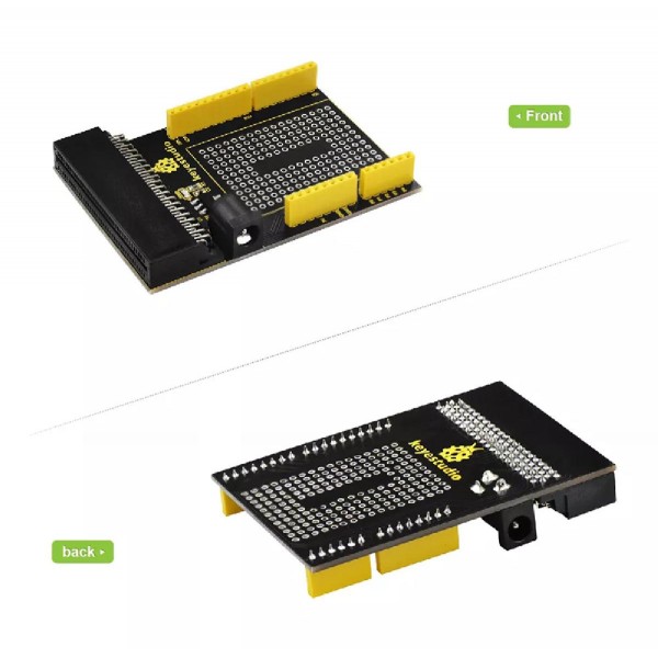 KEYESTUDIO Micro:bit prototyping shield V1 KS0292, με small breadboard