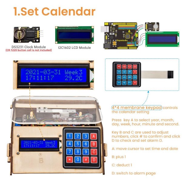 KEYESTUDIO Electronic Scale Kit KS0345 για Arduino