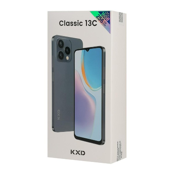 KXD smartphone Classic 13C, 6.8", 4/256GB, 4500mAh, μαύρο