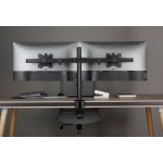 BRATECK βάση γραφείου LDT57-C02 για 2 οθόνες 17"-32", έως 9kg ανά οθόνη