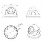 LONGSE υβριδική κάμερα LIRDBAHTC200F, 2.8mm, 2MP, αδιάβροχη IP67, IR 20m