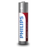 PHILIPS Power αλκαλικές μπαταρίες LR03P4B/5, AAA LR03 1.5V, 4τμχ