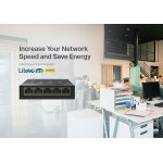 TP-LINK desktop switch LiteWave LS1005G, 5-port 10/100/1000Mbps, Ver 3.0