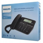 PHILIPS ενσύρματο τηλέφωνο M20B-00, λειτουργία ανοιχτής ακρόασης, μαύρο