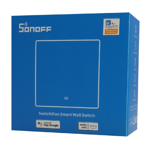 SONOFF smart διακόπτης M5-1C-86, μονός, WiFi, γκρι