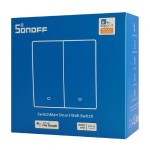 SONOFF smart διακόπτης M5-2C-86, διπλός, WiFi, γκρι