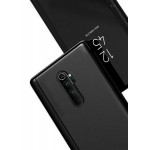 POWERTECH θήκη Clear view MOB-1550, Xiaomi Mi Note 10 Lite, μαύρη