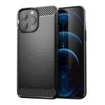 POWERTECH Θήκη Carbon MOB-1657 για iPhone 13 Pro, μαύρη