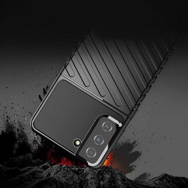 POWERTECH Θήκη Thunder MOB-1735 για Samsung S22 Plus, μαύρη